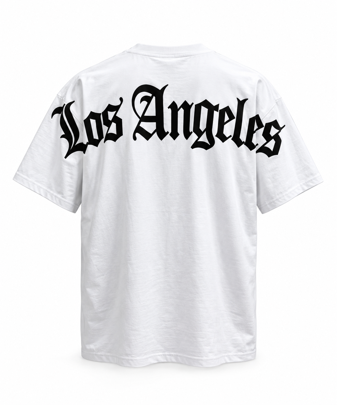 Black Squad Los Angeles tee in white