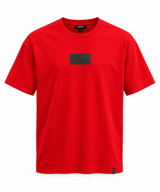 Iconic culture tee in Red