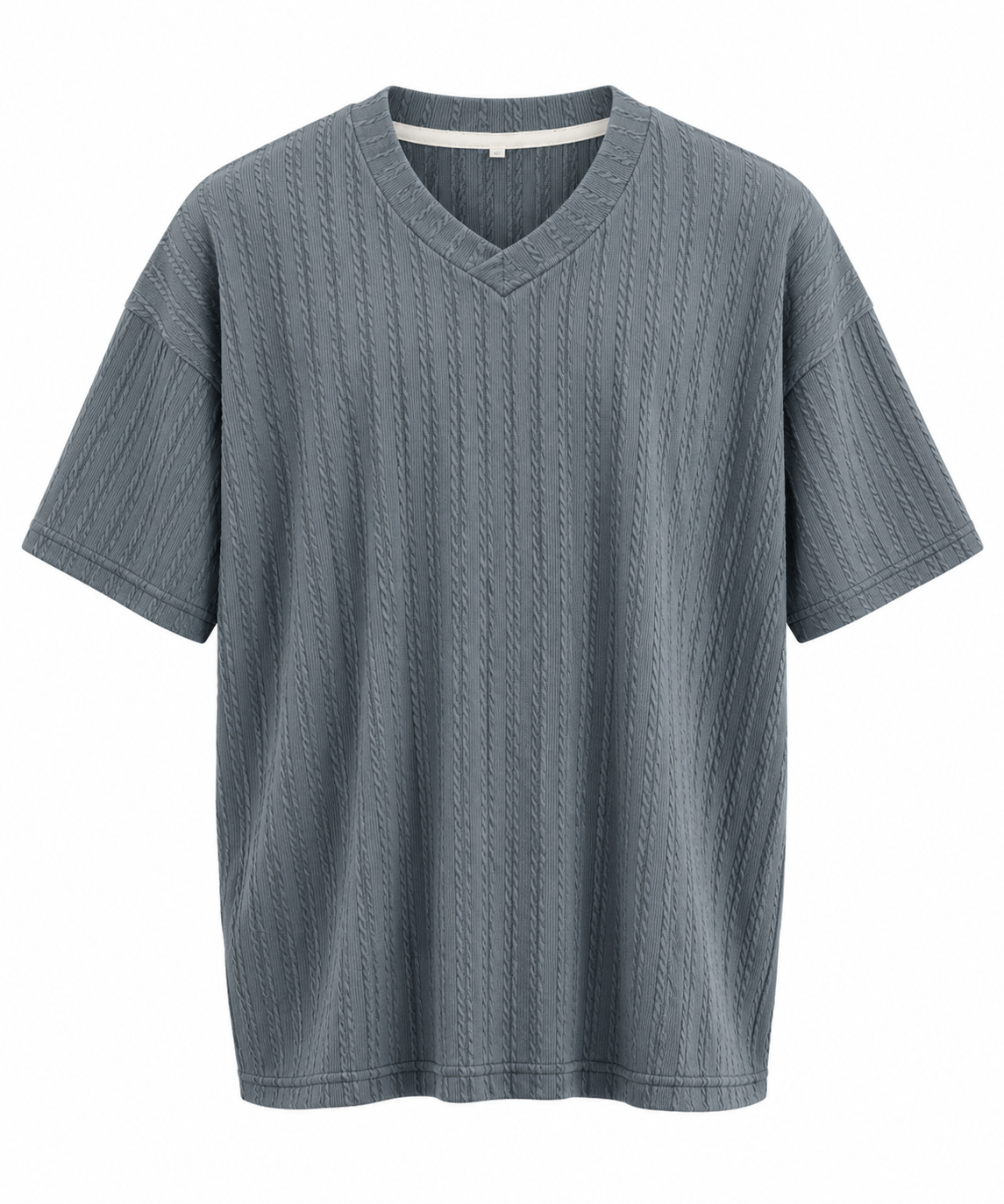 Zedek Pleated Revere Tee