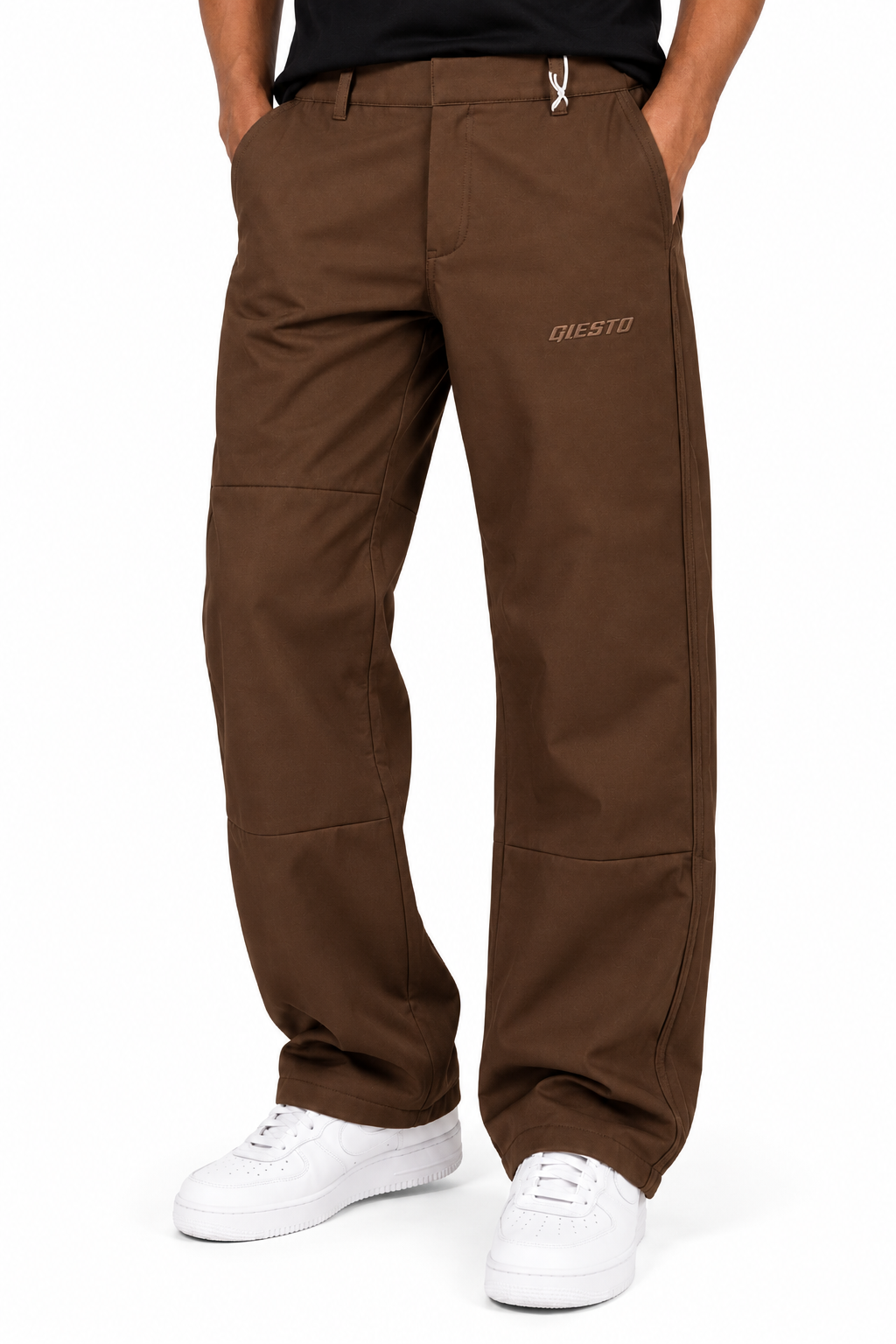 Giesto planton pants in brown