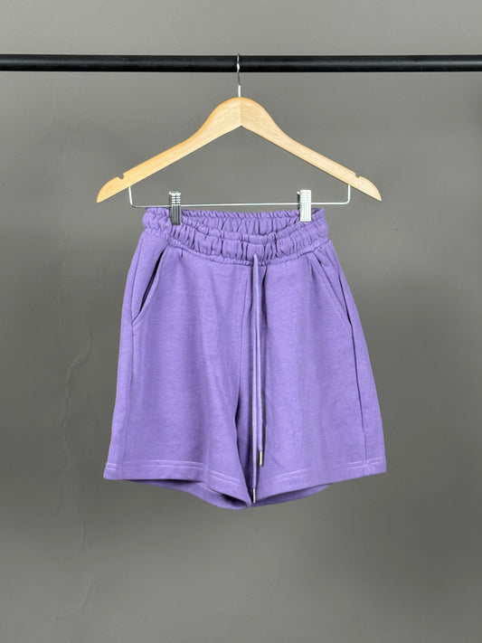 ZEDEK FEMALE MINI JOGGER SHORT IN PURPLE