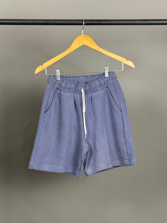ZEDEK FEMALE MINI JOGGER SHORT IN BLUE