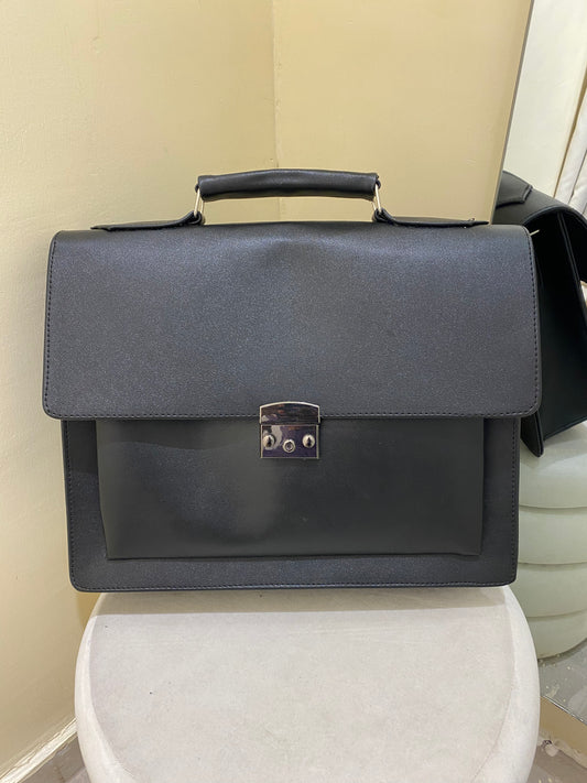 Men Laptop Bag in Black