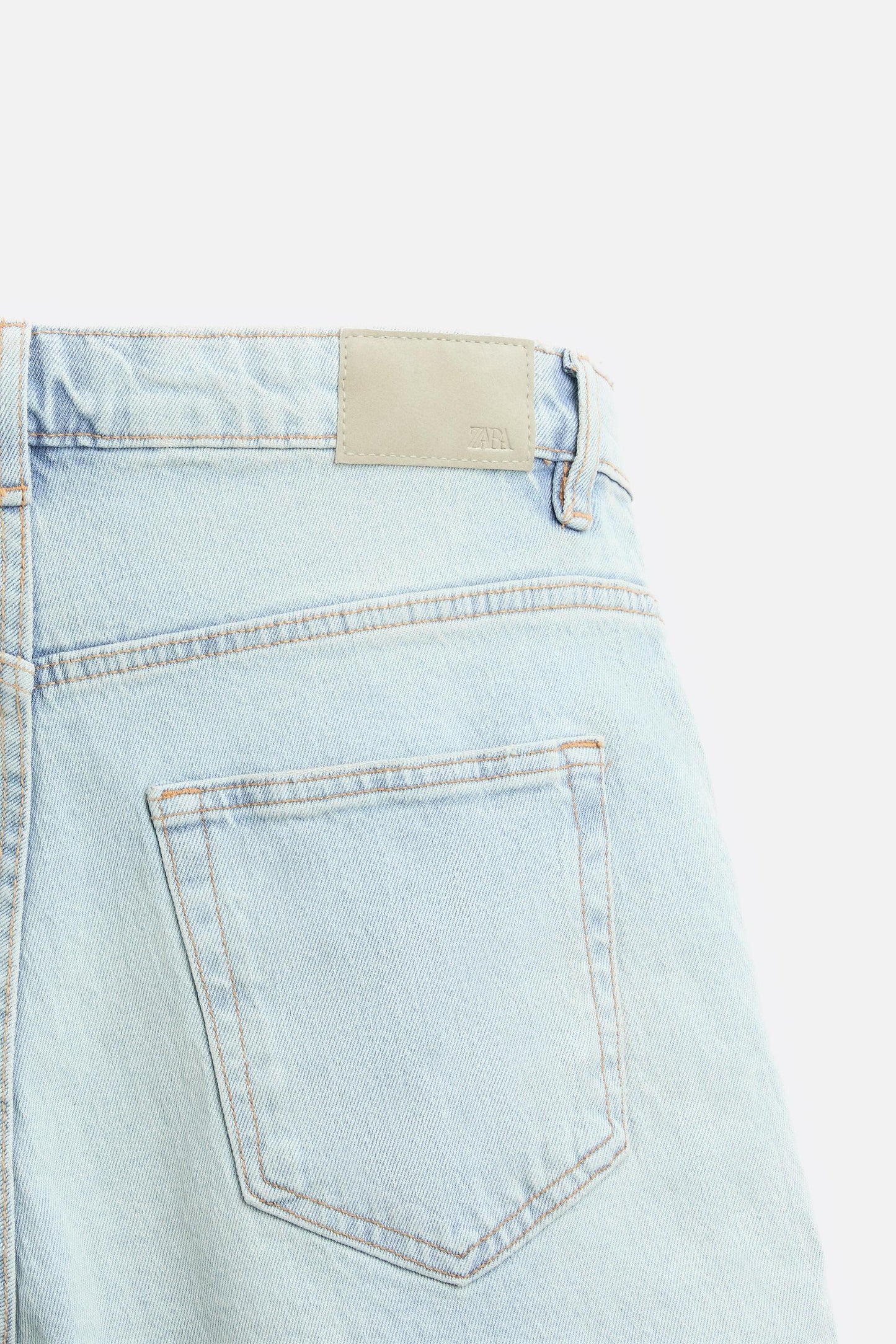 ZARA BASIC DENIM BERMUDA SHORT