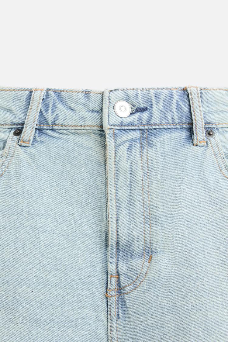 ZARA BASIC DENIM BERMUDA SHORT