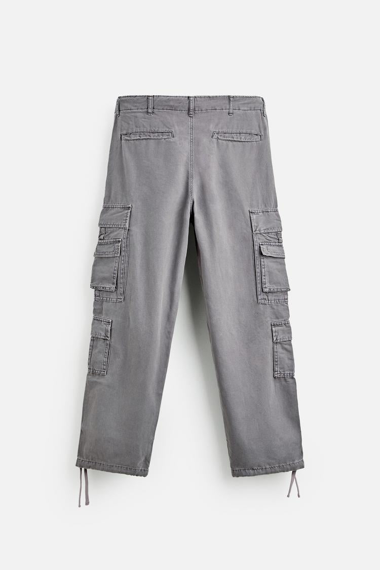 ZARA CARGO TROUSER WITH POCKETS