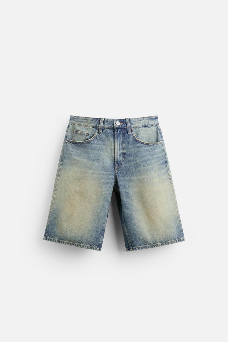 ZARA BAGGY FIT BUERMUDA JORTS