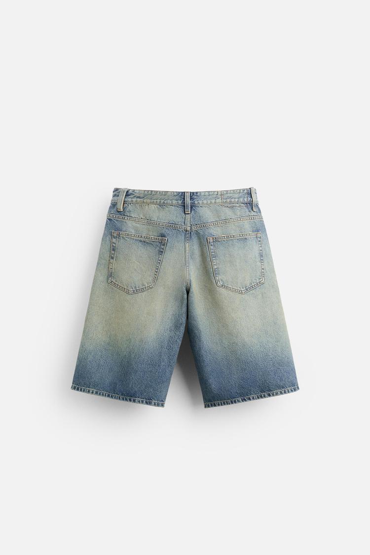 ZARA BAGGY FIT BUERMUDA JORTS