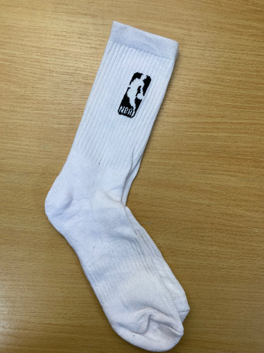 NBA socks in white