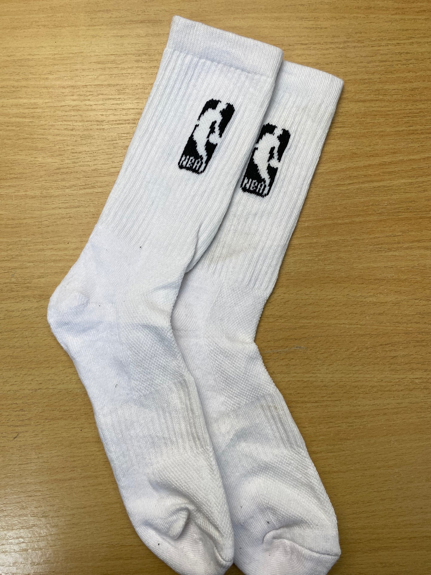 NBA socks in white