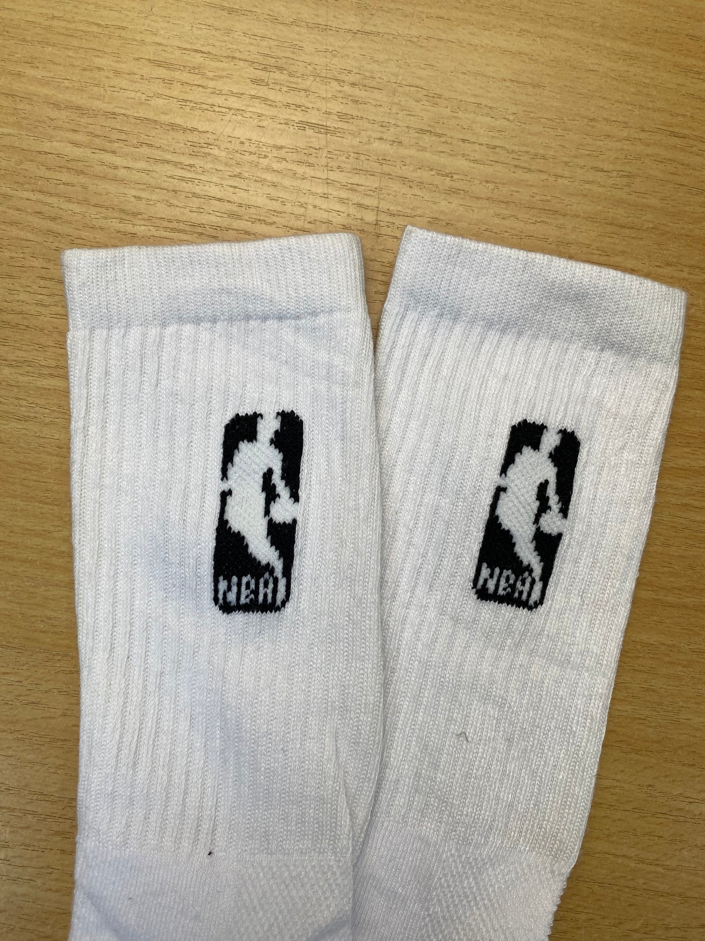 NBA socks in white