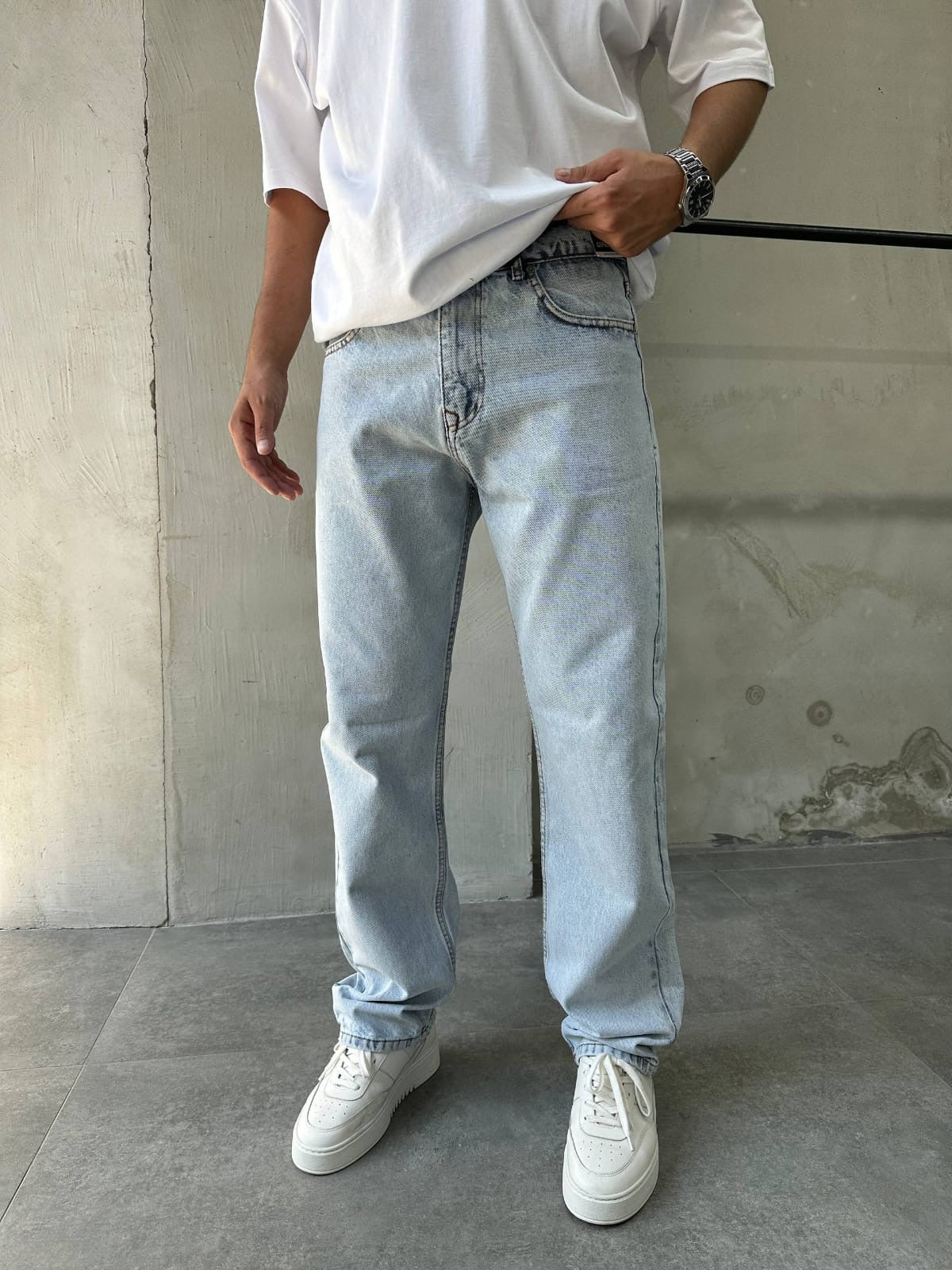 DIFRANSEL DENIM JEANS IN LIGHT BLUE