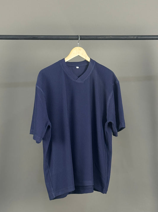 Zedek Revere T-shirt in blue
