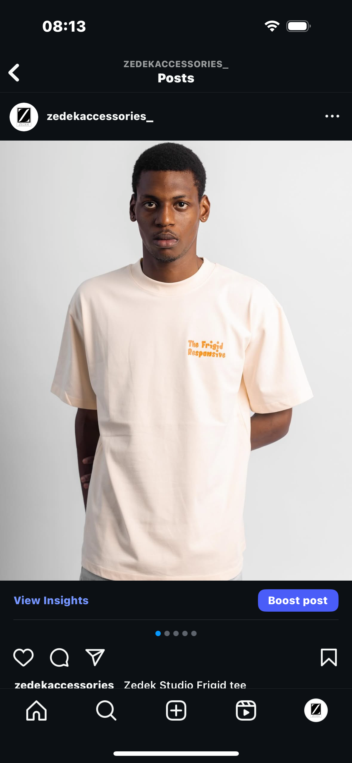 Zedek Studios Frigid tee