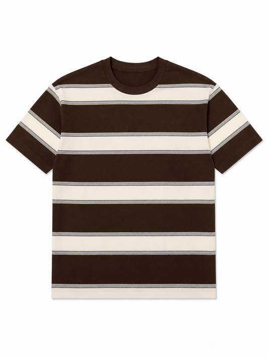 ZEDEK STRIPPED TEE 08