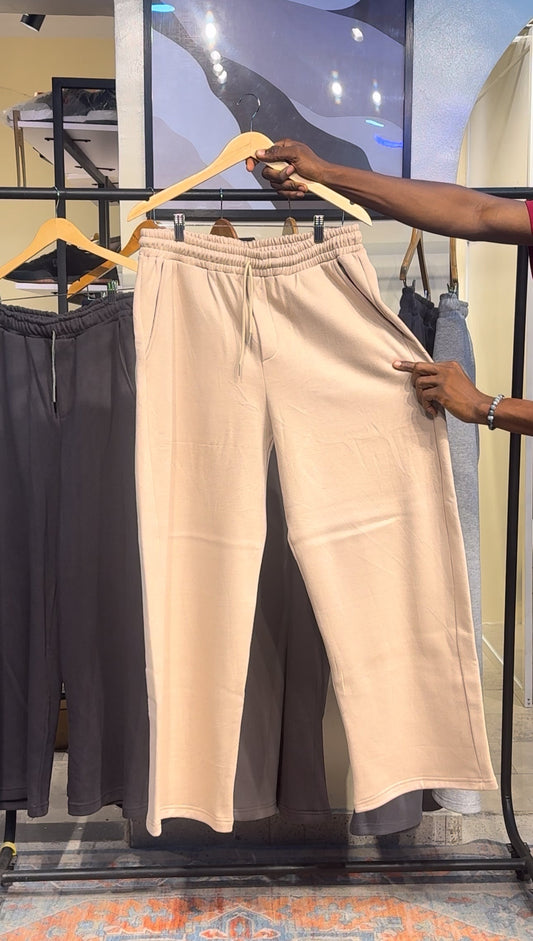 Zedek jogger pant in tea cream brown