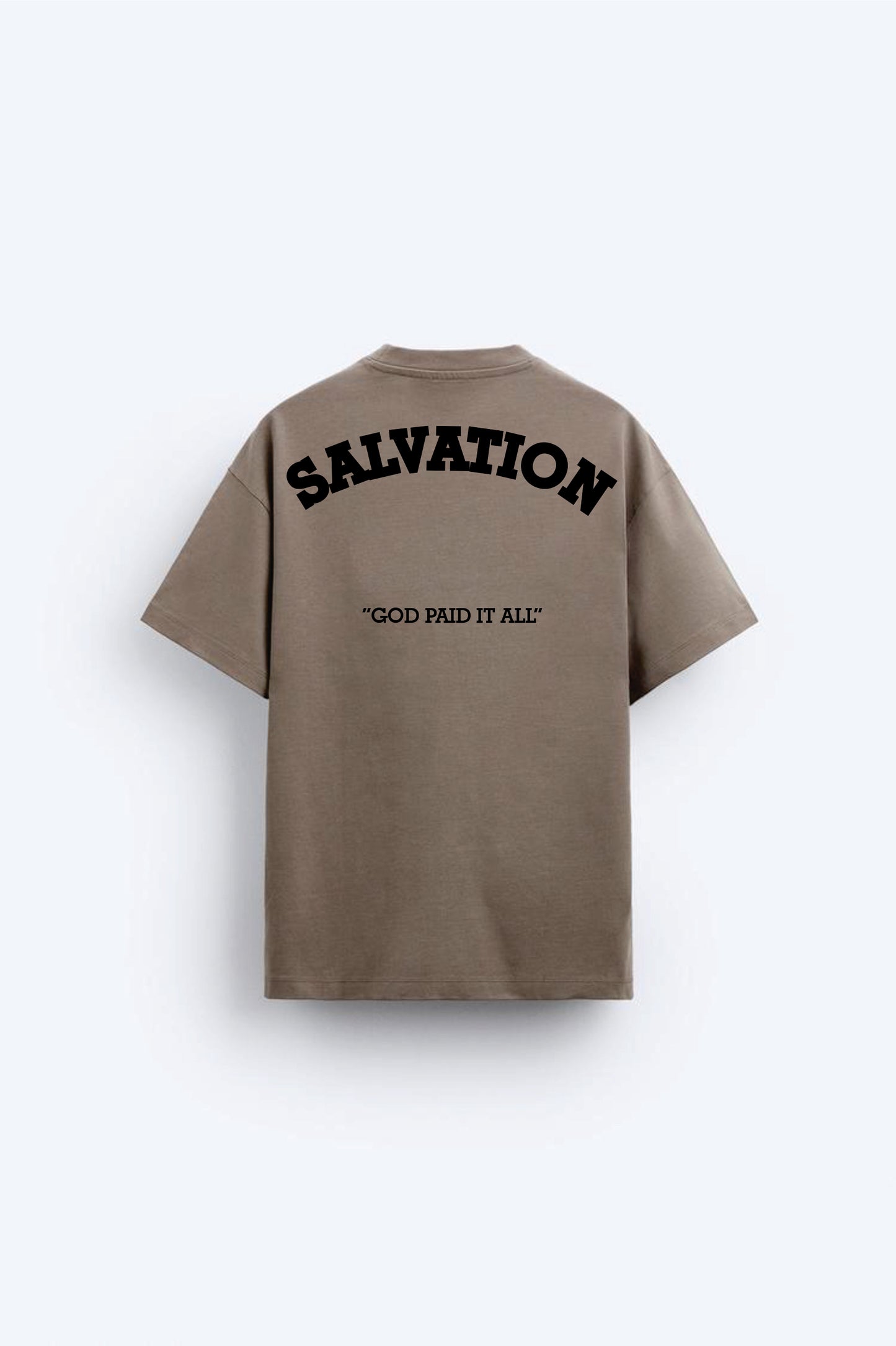 ZEDEK STUDIOS  SALVATION TEE IN BROWN