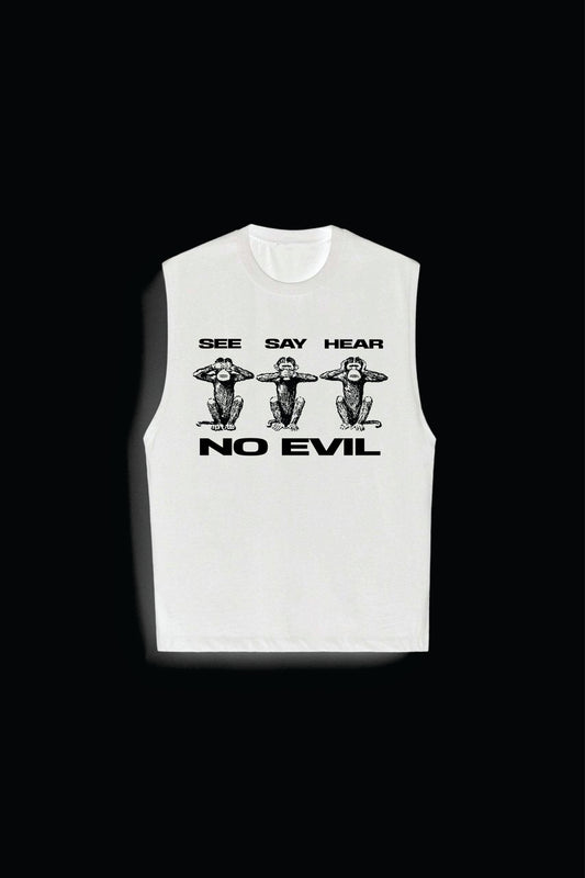 ZEDEK STUDIOS NO EVIL SLEEVELESS