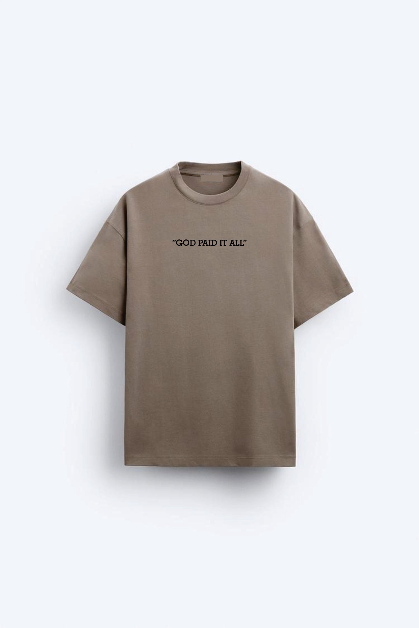 ZEDEK STUDIOS  SALVATION TEE IN BROWN