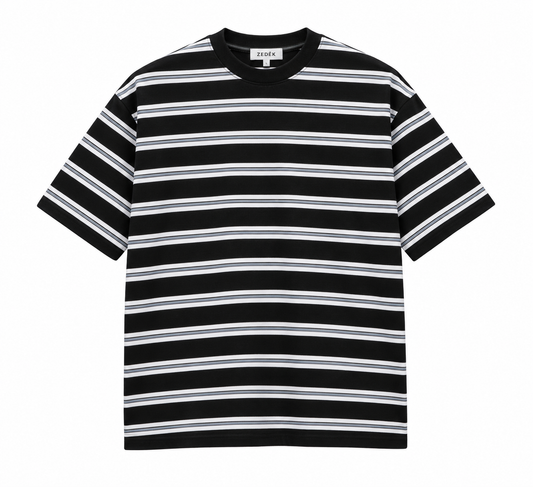 ZEDEK STRIPPED TEE 09