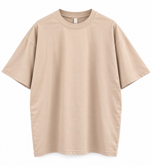 Apparel light weight tee in brown