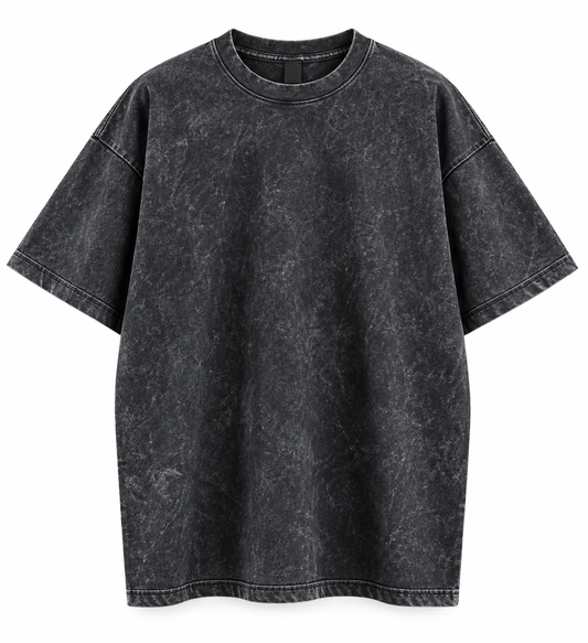 280GSM APPAREL CARE OVERSIZED ACID TEE RIBBED
