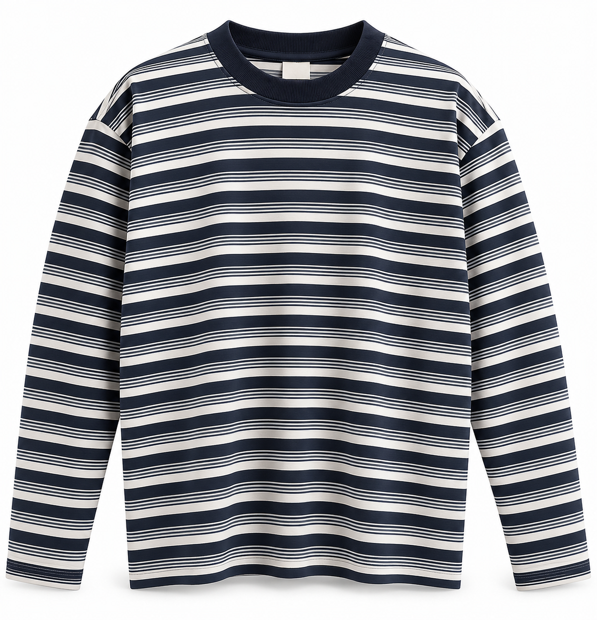 Knitted longsleeve tee black
