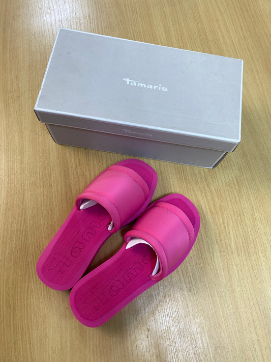 Tamari platform slides  in pink ( ladies)