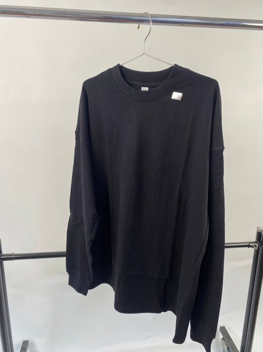 Plain longsleeve shirt in black