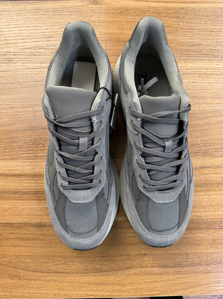 ZARA LEATHER RUNNING SNEAKERS