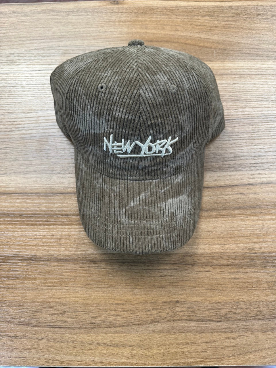 NEW YORK CORDUROY ACID WASH HAT