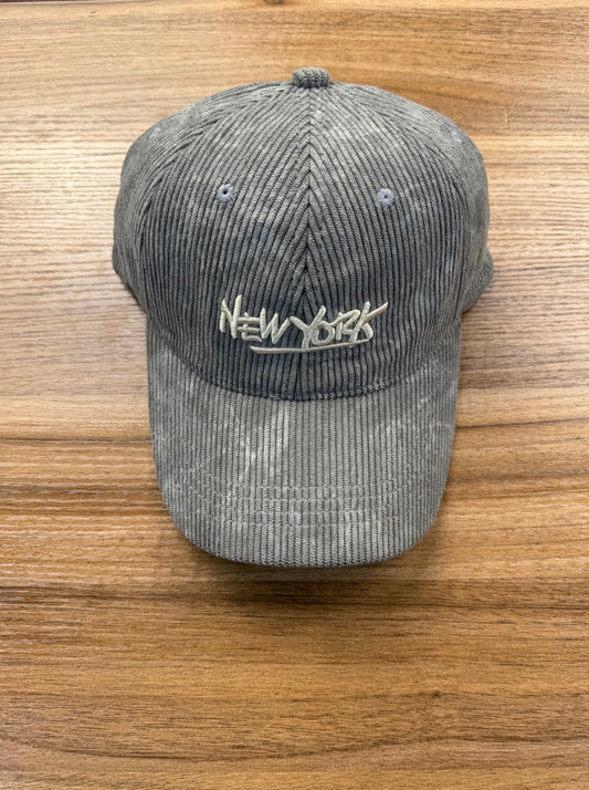 NEW YORK CORDUROY ACID WASH HAT