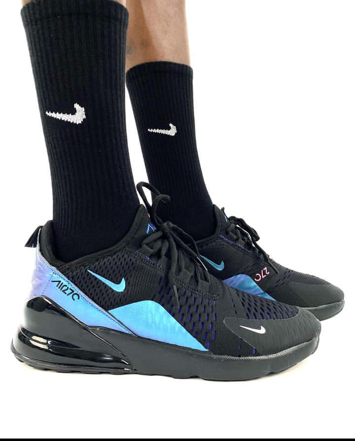 Nike sport trainer black and blue