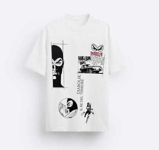 Diabolik tee in white