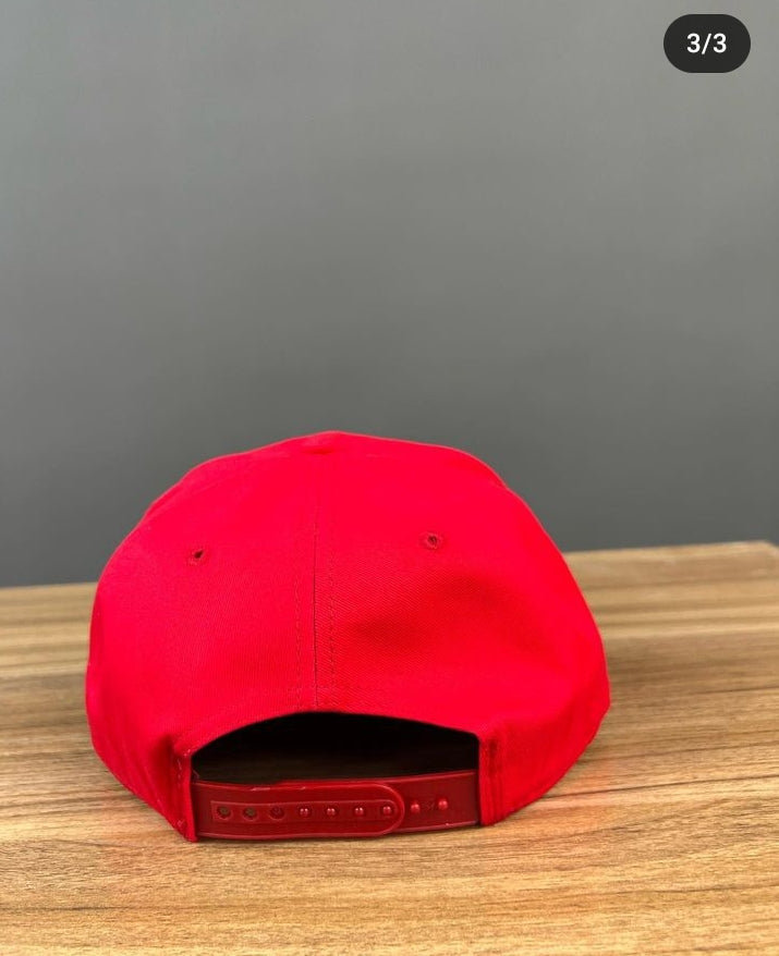 Adjustable NY hat in red