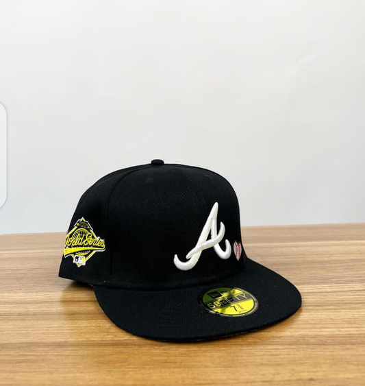 Atlanta braves fitted hat