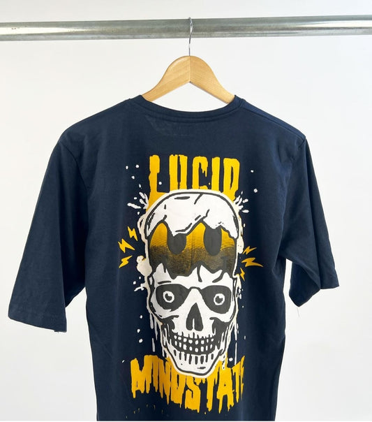 Lucid mindset Tee in navy