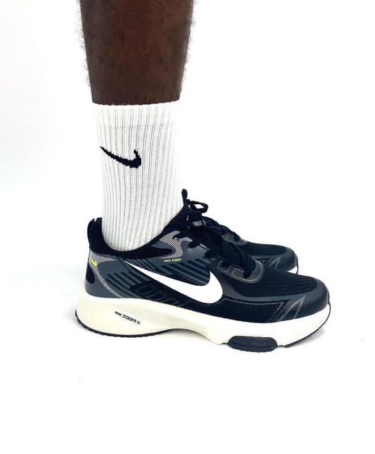Nike black and white shoe