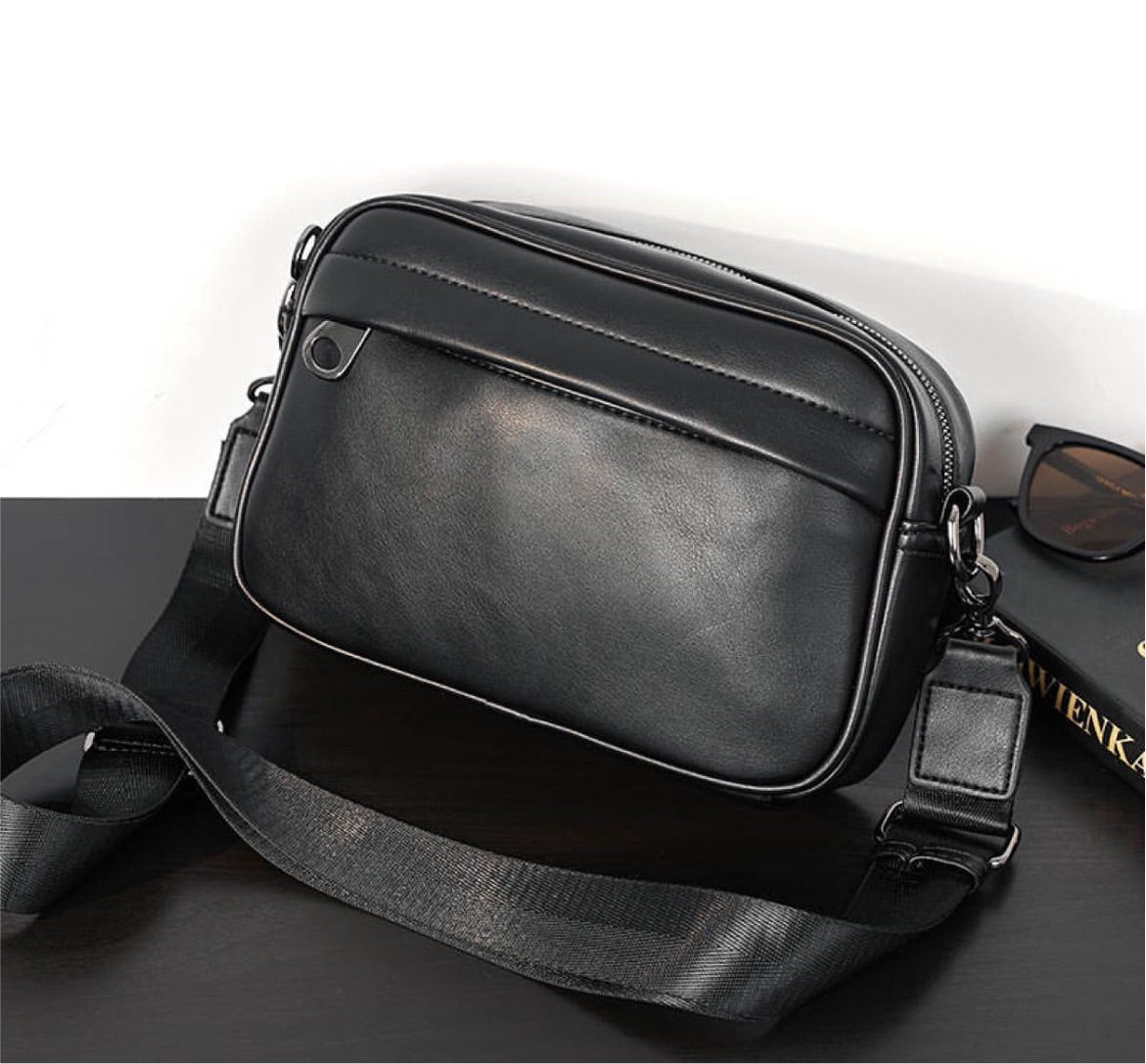 Leather crossbody bag