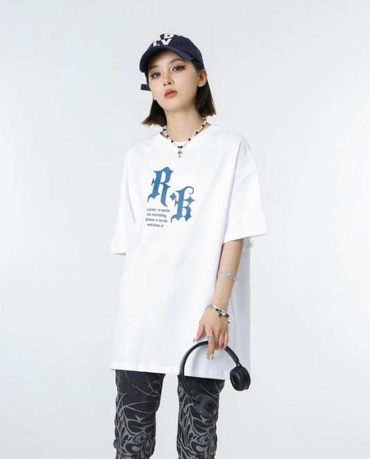 Let’s rock wisdom tee in white