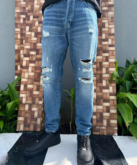 GRJ denim ripped jeans