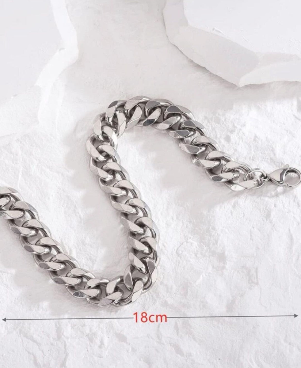 Men bracelet in silver