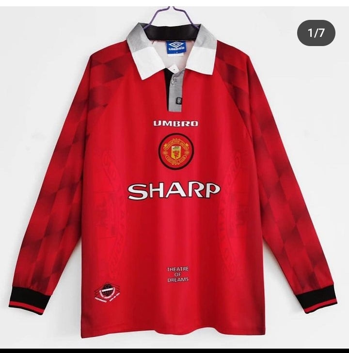 Manchester united Home long sleeve retro jersey