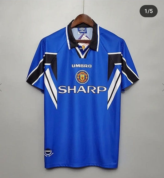 Manchester united 96/97 away retro jersey