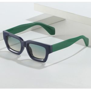 Trending punk in green and blue