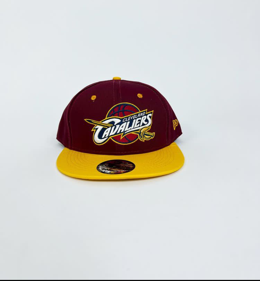 Cleveland Cavaliers snapback in red and yellow