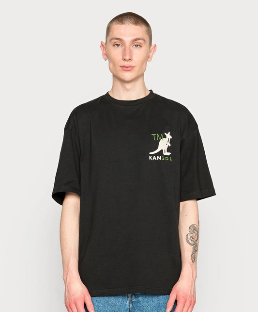 Kongol harlem t-shirt in black