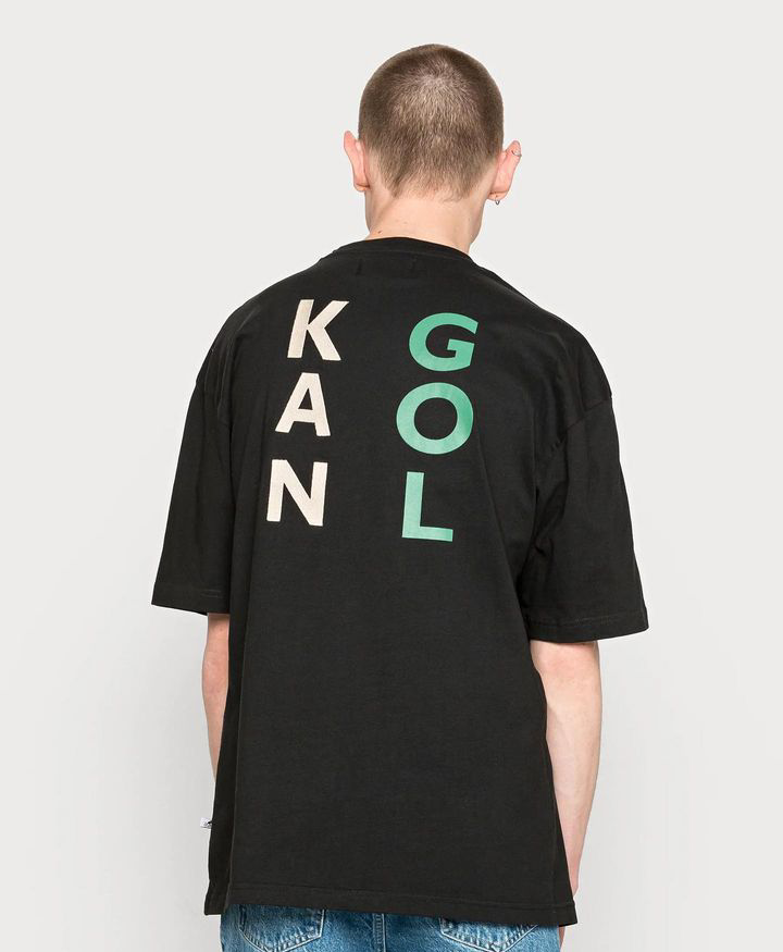 Kongol harlem t-shirt in black