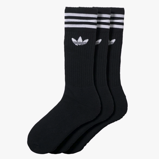 Adidas crew socks in black