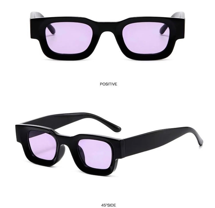 Retro punk sunglasses in purple